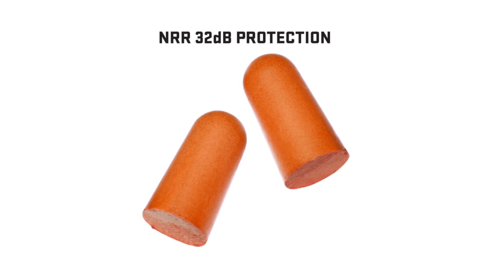 Allen ULTRX Foam Ear Plugs, 6-Pairs, Orange, 4135