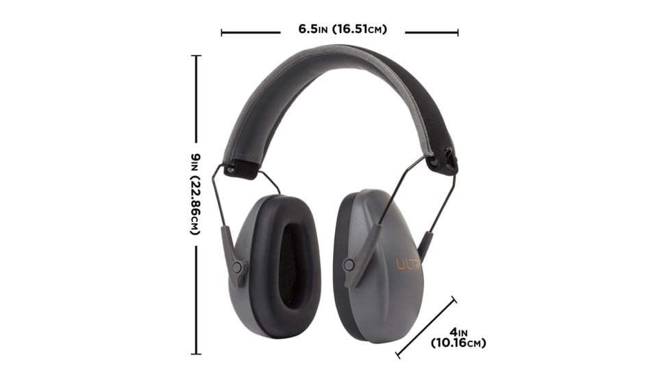 Allen ULTRX Passive Muff, Slim Fit, Gray, 4153