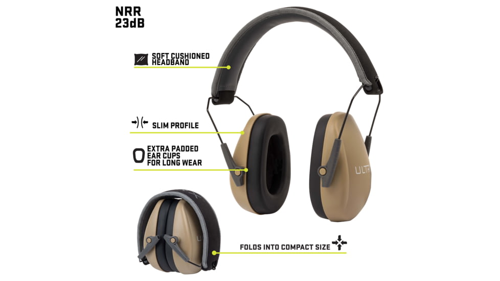 Allen ULTRX Passive Muff, Slim Fit, Taupe, 4154