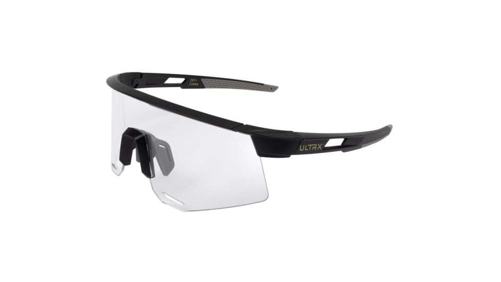 Allen Ultrx Safety Glasses Clear Lens Black Frame, 4188