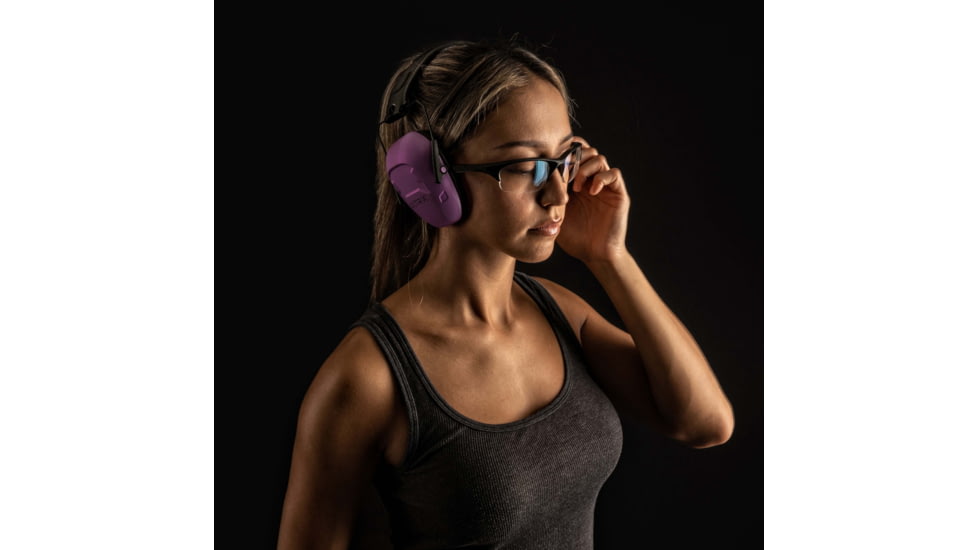Allen ULTRX Shield Passive Earmuff, Plum, 4105