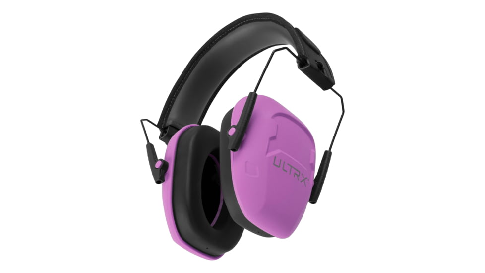 Allen ULTRX Shield Passive Earmuff, Slim Fit, Adult, Plum, 4105