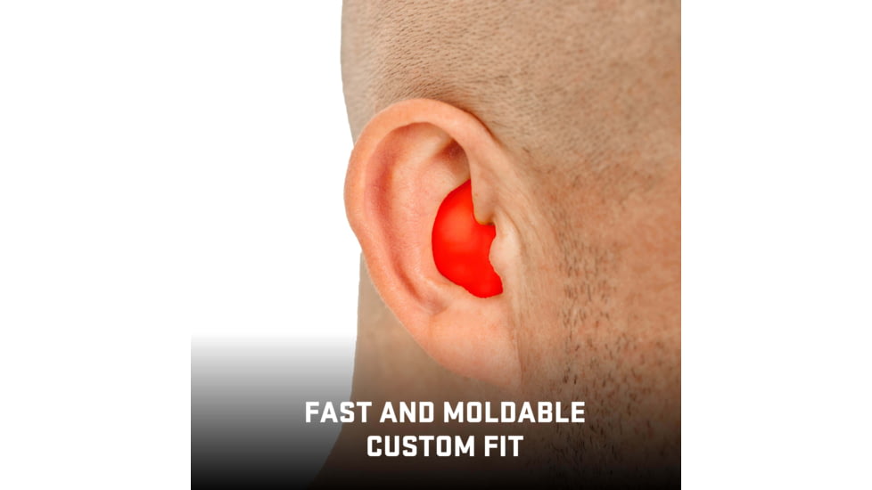 Allen ULTRX Silicone Putty Ear Plugs, 3-Pairs, Orange, 4123
