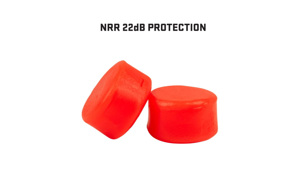 Allen ULTRX Silicone Putty Ear Plugs, 3-Pairs, Orange, 4123