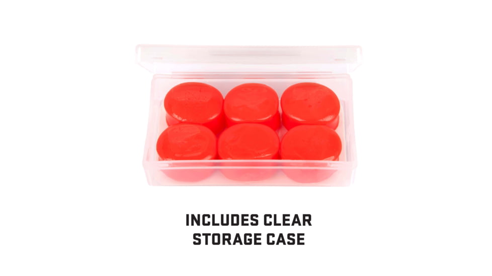 Allen ULTRX Silicone Putty Ear Plugs, 3-Pairs, Orange, 4123