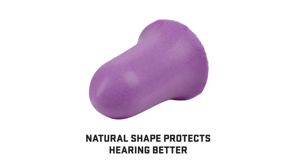 Allen ULTRX Tapered Foam Ear Plugs, 15-Pairs, Purple, 4134