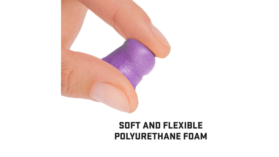 Allen ULTRX Tapered Foam Ear Plugs, 15-Pairs, Purple, 4134
