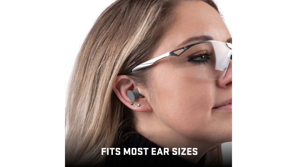 Allen ULTRX Tapered Foam Ear Plugs, 25-Pairs, Gray, 4132