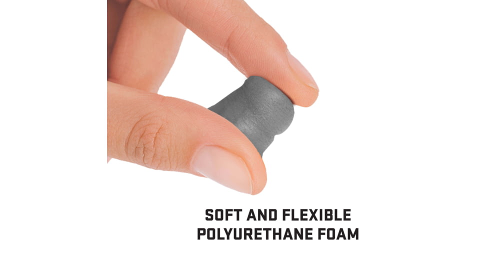 Allen ULTRX Tapered Foam Ear Plugs, 25-Pairs, Gray, 4132