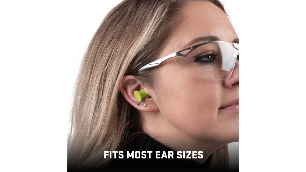 Allen ULTRX Tapered Foam Ear Plugs, 6-Pairs, Lime, 4136