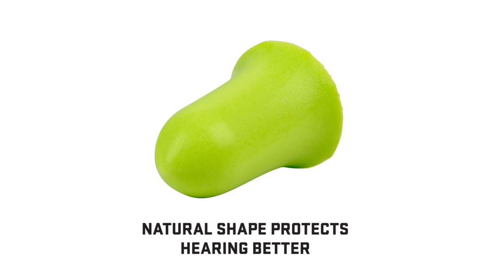 Allen ULTRX Tapered Foam Ear Plugs, 6-Pairs, Lime, 4136