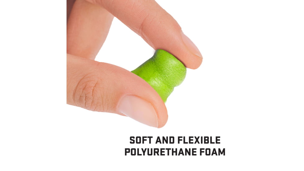 Allen ULTRX Tapered Foam Ear Plugs, 6-Pairs, Lime, 4136