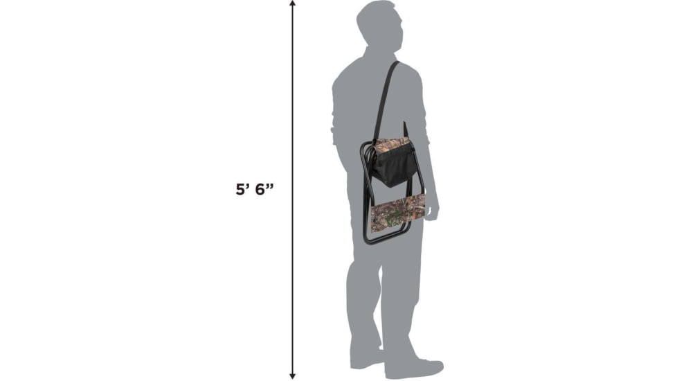 Allen Vanish Foldable Seat with Backrest