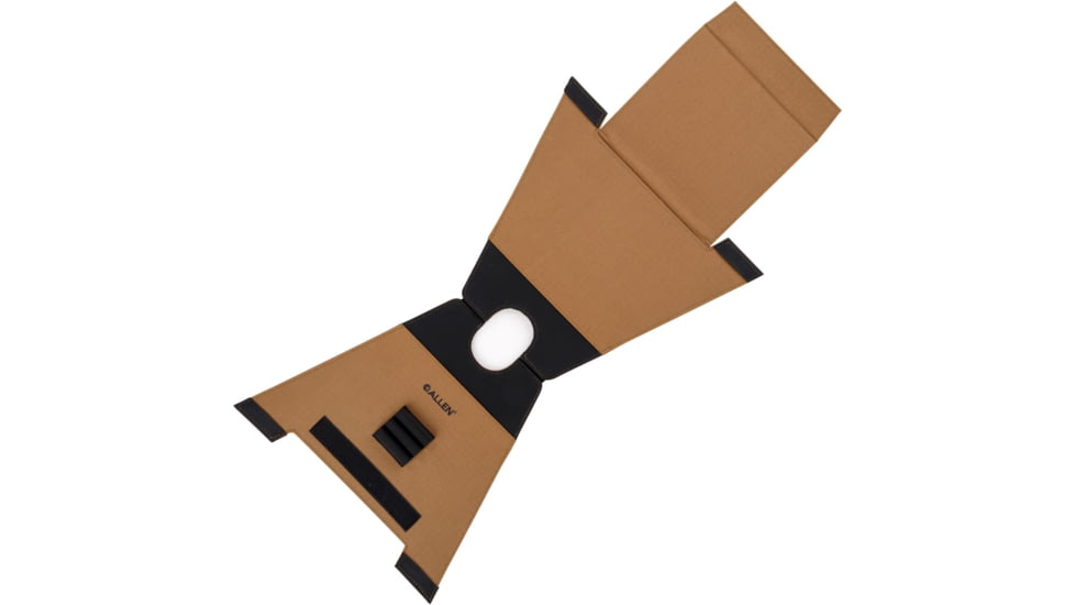 Allen X-Focus Foldable Shooting Rest, Coyote With Black Accents, Polyester, 18414