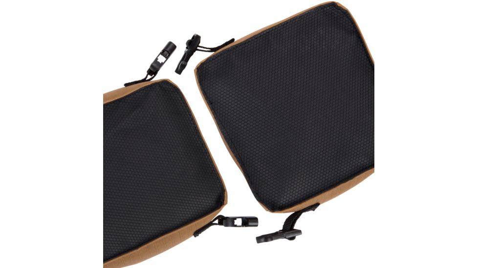 Allen X-Focus Shooting Rest Combo Prefilled Front And Rear Bag, Polyester, Coyote with Black Accents, 18411