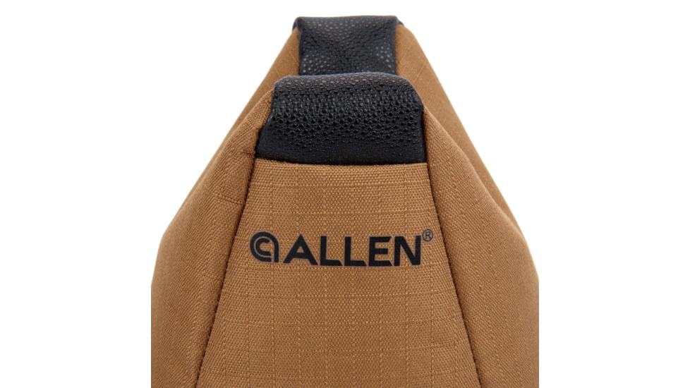 Allen X-Focus Shooting Rest Combo Prefilled Front And Rear Bag, Polyester, Coyote with Black Accents, 18411