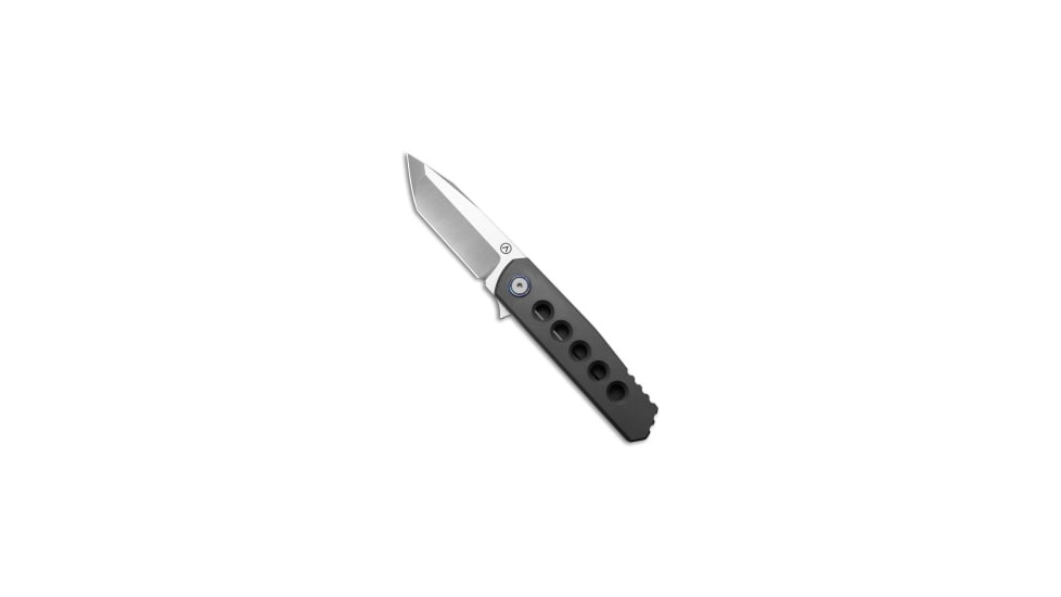 Alliance Designs Alliance Designs EZE 2.0 Frame Lock Knife Dark Ti W/Speedholes 3" Satin, Gray, Elmax, adult, BHQ-198335