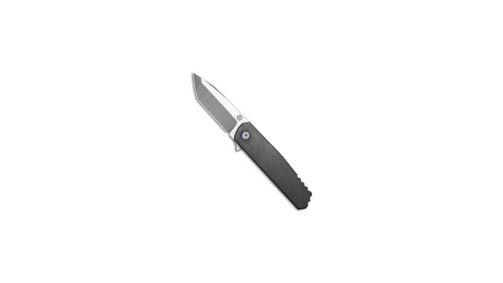 Alliance Designs Alliance Designs EZE 2.0 Frame Lock Knife Dark Titanium 3.25" Satin, Gray, Elmax, adult, BHQ-198334