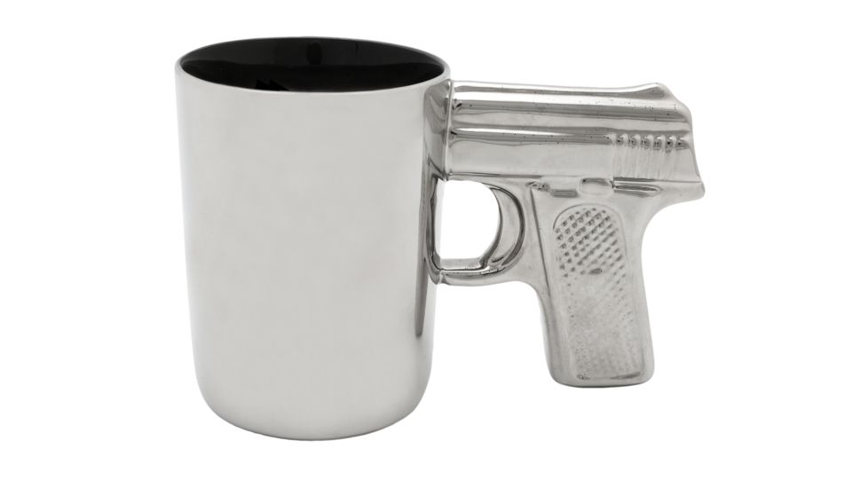 Aloe Gator Cermaic Gun Mug Chrome