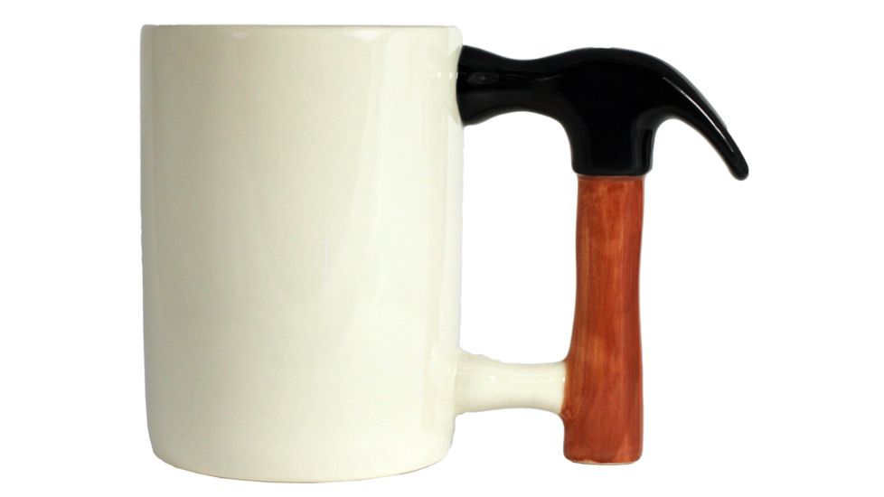 Aloe Gator Ceramic Hammer Mug, Cream