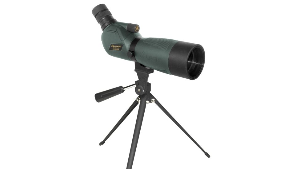 Alpen 20-60x60 Compact Angled Spotting Scope, Green, 745N