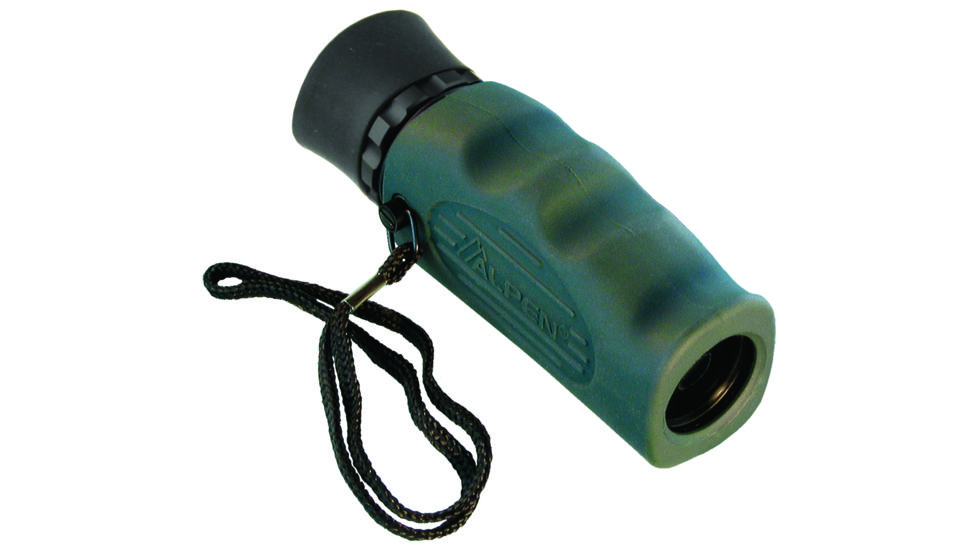 Alpen 8x25 Waterproof Long Eye Relief Rubber Covered BaK4 Monocular, Matte