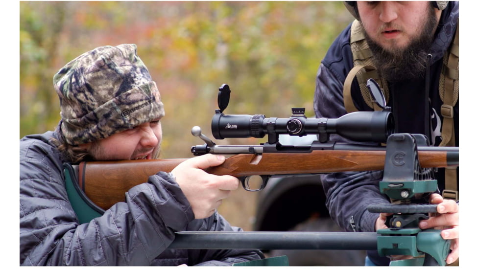 Alpen Apex 2.5-15 x 50 mm Rifle Scope, 30mm Tube, Picatinny, 100 mm, Matte Black, Medium, 4012