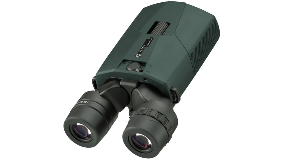 Alpen Apex Steady 14x42mm Roof Prism Binocular w/ Image Stabilization, Green, 1212955