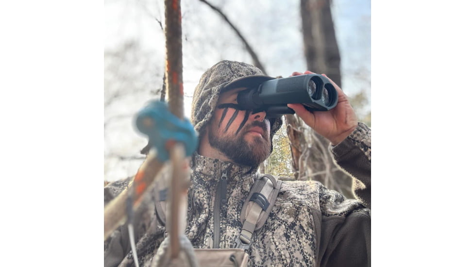 Alpen Apex Steady 14x42mm Roof Prism Binocular w/ Image Stabilization, Green, 1212955