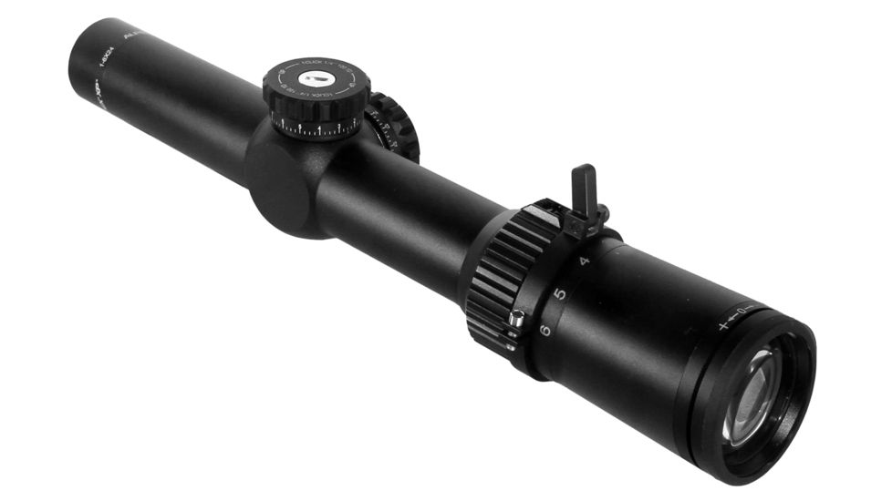 Alpen Apex XP AR 1-6x24 Rifle Scope with Illuminated Red Dot Reticle, Black 4075