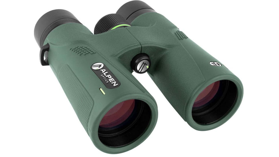 Alpen Chisos ED 10x42mm Roof BK4 Prism Binocular, Green, 1212930