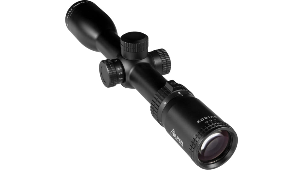 Alpen Kodiak 4-16x44 Rifle Scope, 30mm, SFP, Multicoated, Matte Black, Medium, 2054