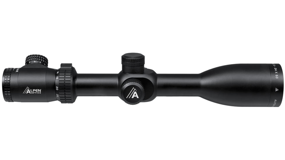 Alpen Kodiak 6-24x50 Rifle Scope, 30mm, FFP, Multicoated, Matte Black, Long, 2058