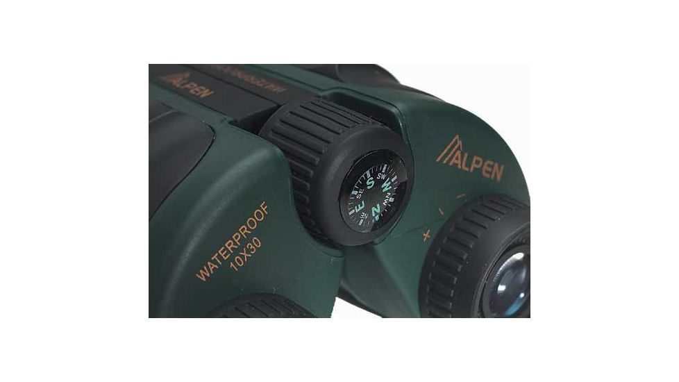 Compass included on Alpen 530 Binoculars