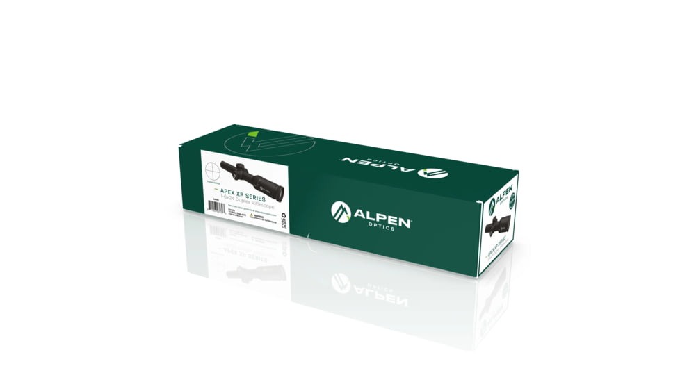 Alpen XP 1-6X24mm LPVO 30mm Tube Rifle Scope, Second Focal Plane, Duplex Illuminated Reticle, 1212953