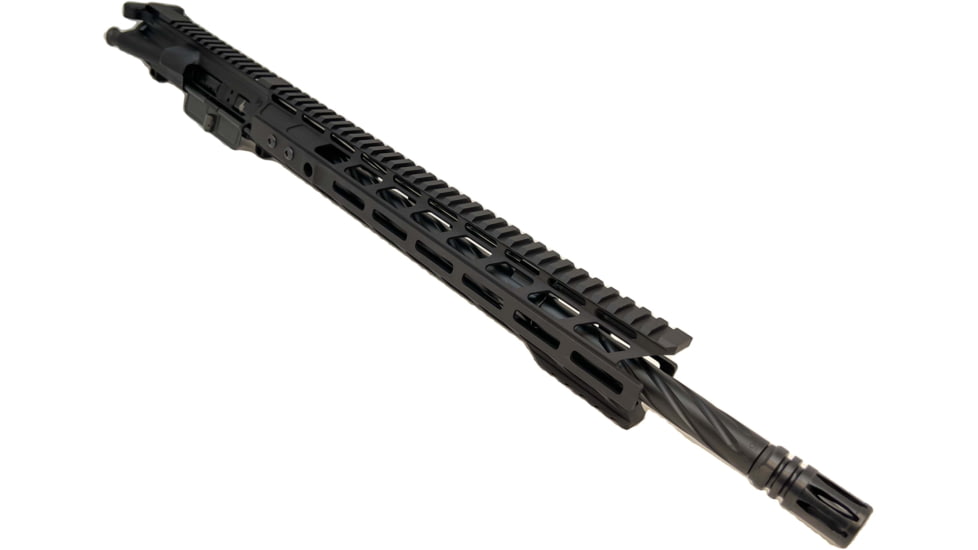 Alpha Shooting Sports 16 in 5.56 M-LOK13 Pitchfork Fluted Upper Reciever, 1-8 Twist, Mid Length, 16556PF13NIT