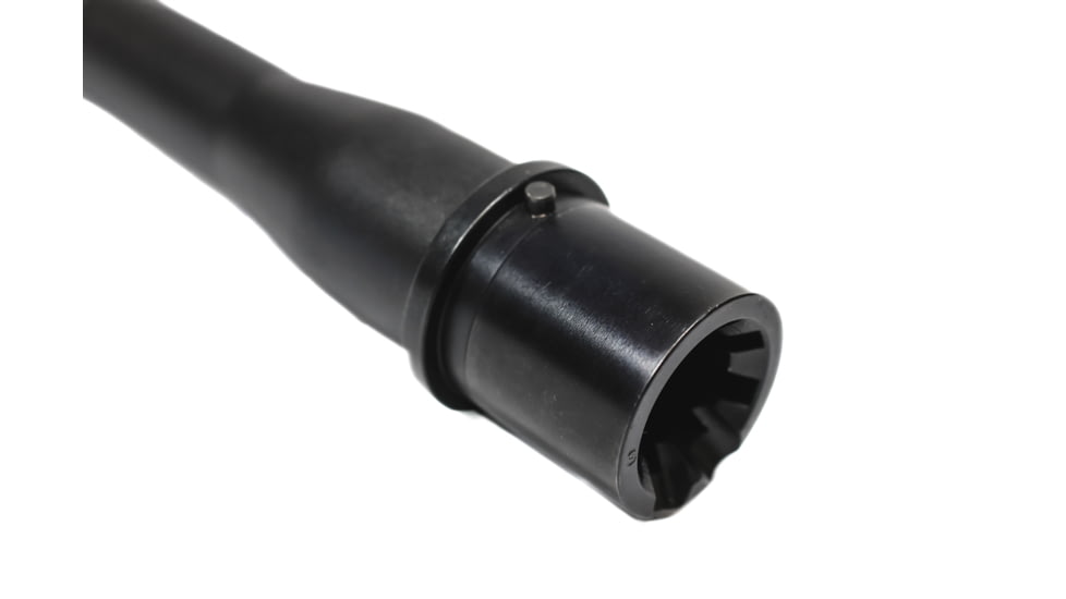 Alpha Shooting Sports .223 Wylde, 14.5in, Mid Hybrid Barrel, Contour Profile, 1-8 Twist, 1/2x28 Thread, Nitride Black, ALP145223MID8HYBNIT