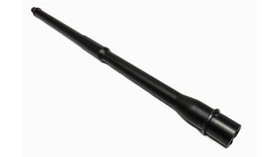 Alpha Shooting Sports 5.56x45mm NATO, 16in, Carbine Hybrid Barrel, Contour Profile, 1-8 Twist, 1/2x28 Thread, Nitride Black, ALP16556CAR8HYBNIT