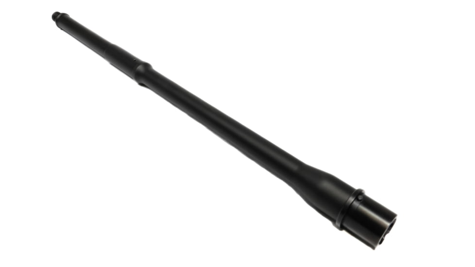 Alpha Shooting Sports 5.56x45mm NATO, 16in, Mid Hybrid Barrel, Contour Profile, 1-8 Twist, 1/2x28 Thread, Nitride Black, ALP16556MID8HYBNIT