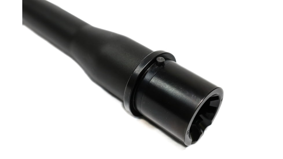 Alpha Shooting Sports 5.56x45mm NATO, 16in, Mid Hybrid Barrel, Contour Profile, 1-8 Twist, 1/2x28 Thread, Nitride Black, ALP16556MID8HYBNIT