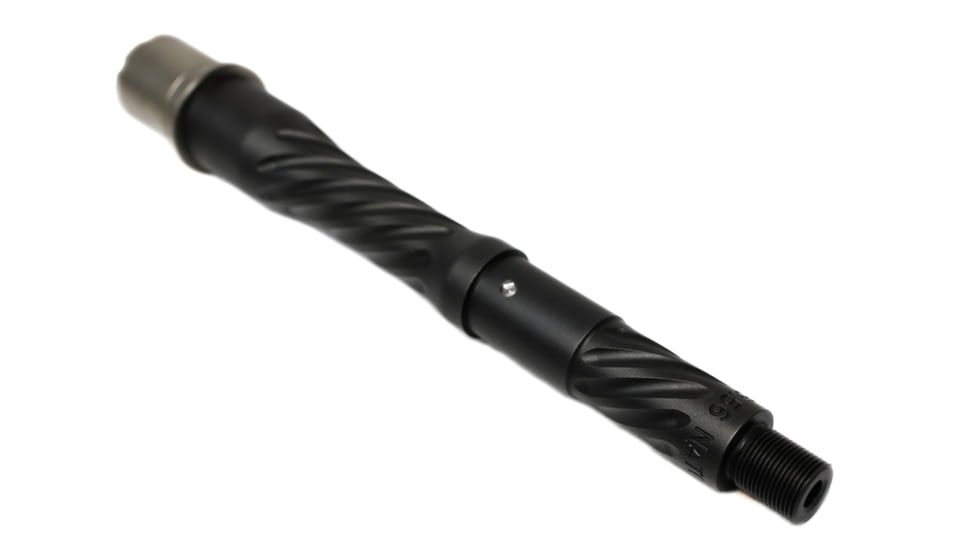 Alpha Shooting Sports 5.56x45mm NATO, 7.5in, Fluted Pistol Barrel, 1-8 Twist, 1/2x28 Thread, Nitride Black, ALP75556FNIT