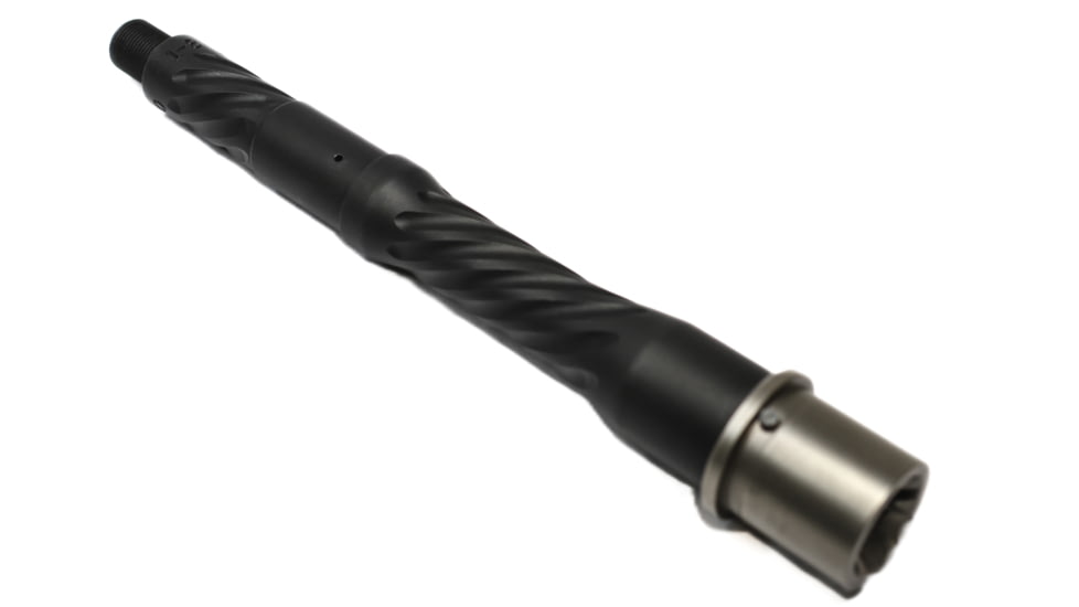 Alpha Shooting Sports 5.56x45mm NATO, 7.5in, Fluted Pistol Barrel, 1-8 Twist, 1/2x28 Thread, Nitride Black, ALP75556FNIT