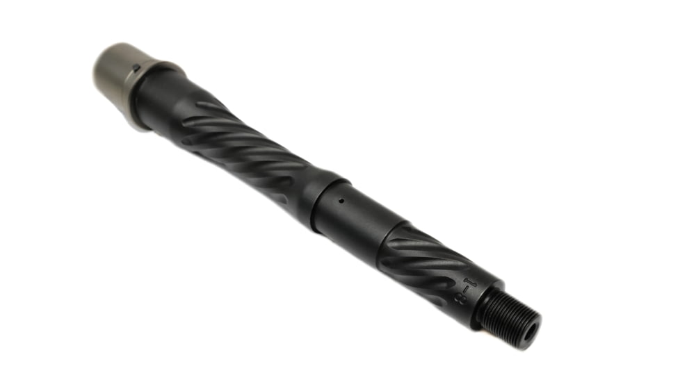 Alpha Shooting Sports 5.56x45mm NATO, 7.5in, Fluted Pistol Barrel, 1-8 Twist, 1/2x28 Thread, Nitride Black, ALP75556FNIT