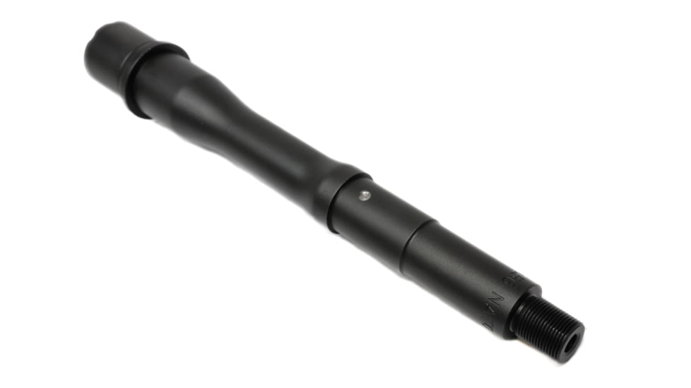 Alpha Shooting Sports 5.56x45mm NATO, 7.5in, Pistol Barrel, Heavy Profile, 1-8 Twist, 1/2x28 Thread, Nitride Black, ALP75556NIT