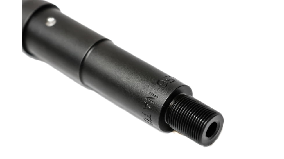 Alpha Shooting Sports 5.56x45mm NATO, 7.5in, Pistol Barrel, Heavy Profile, 1-8 Twist, 1/2x28 Thread, Nitride Black, ALP75556NIT