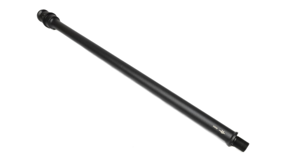 Alpha Shooting Sports 9mm, 16in, Nitride Lightweight Barrel 1/2x28 Thread, Nitride Black, 169MMNIT28