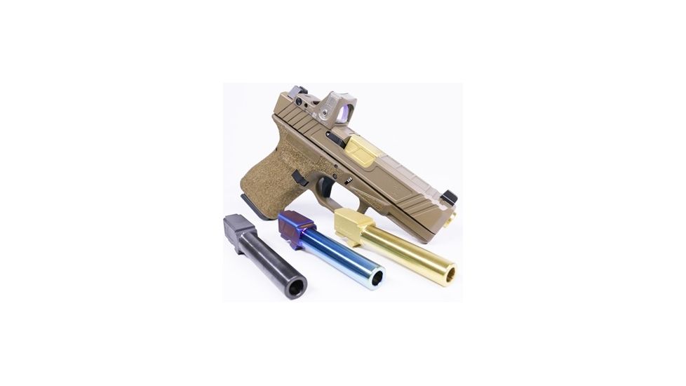 Alpha Shooting Sports ALPHA G19 9MM Match Grade Barrel, Gold, 4in ALPG199MMTIN