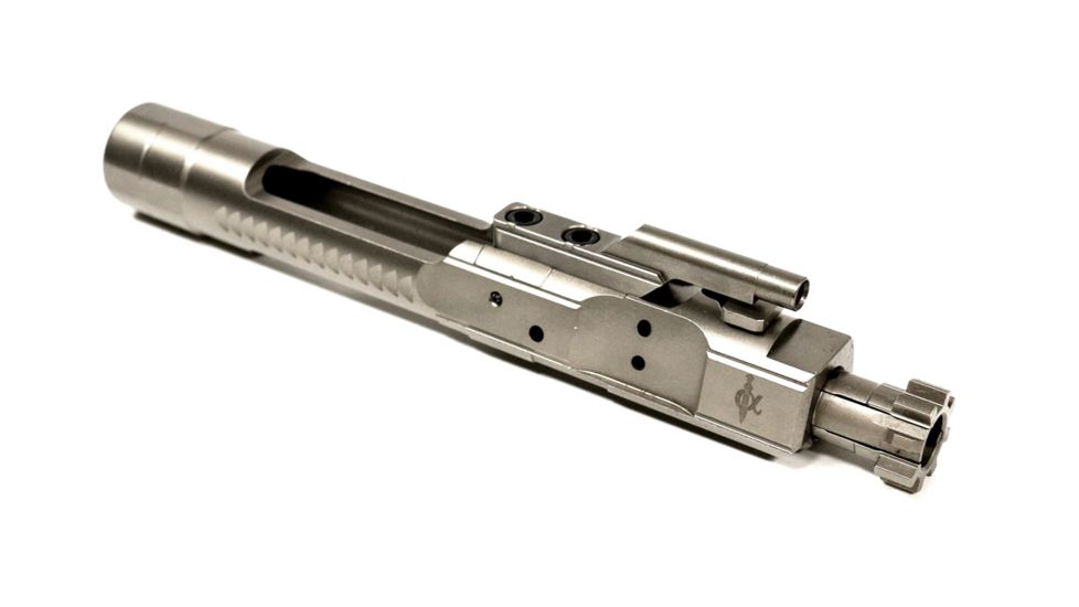 Alpha Shooting Sports ALPHA Premium 5.56 V2 Bolt Carrier Group BCG, NiB  Plated, Silver BCGPV2NIB