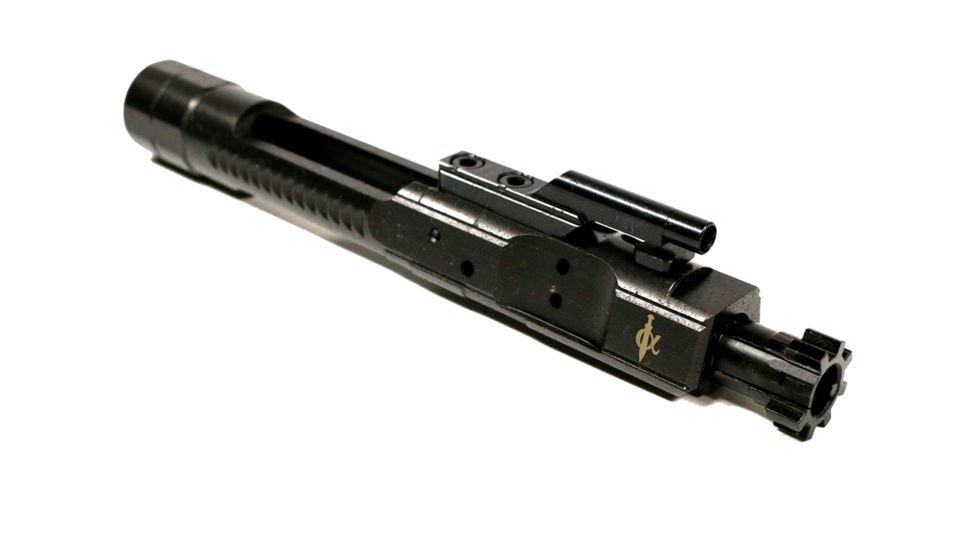 Alpha Shooting Sports ALPHA Premium 5.56 V2 Bolt Carrier Group, QPQ Nitride/Melonite Plated, Black MELBCGPv2