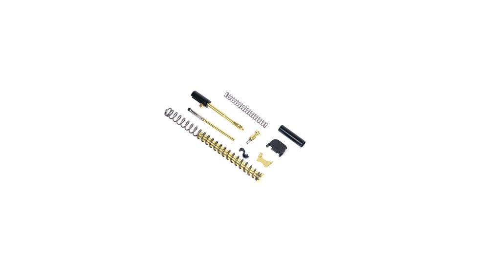 Alpha Shooting Sports ALPHA TiN G17 Super Duty 9mm Slide Completion Kit w/ TiN Guide Rod, TiN ALPTiNG17SDSCK
